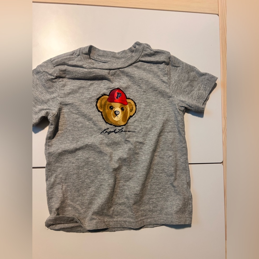 Gray Baby polo ralph lauren T shirt.